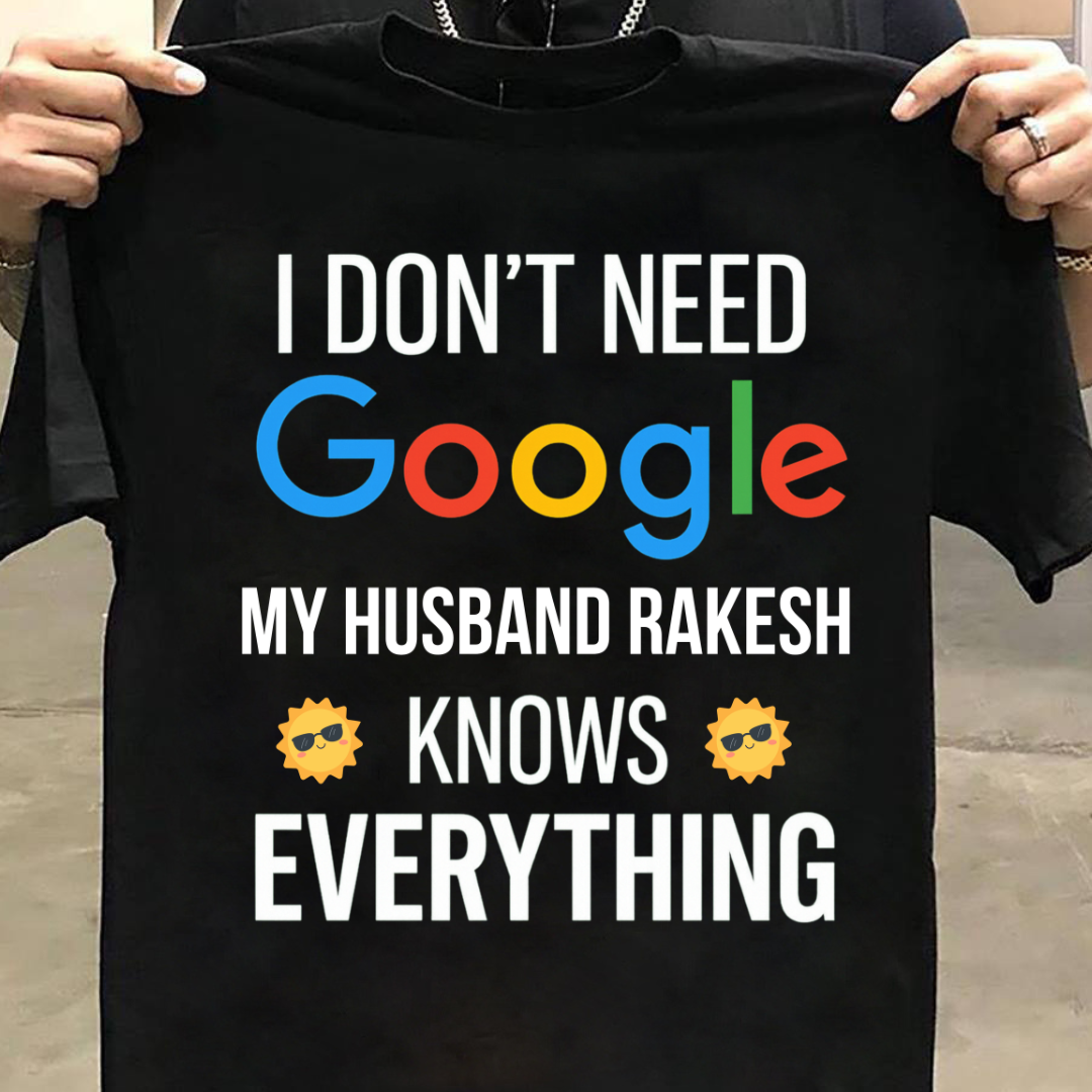 MY HUSBAND KNOWS CUSTOMIZED TEE