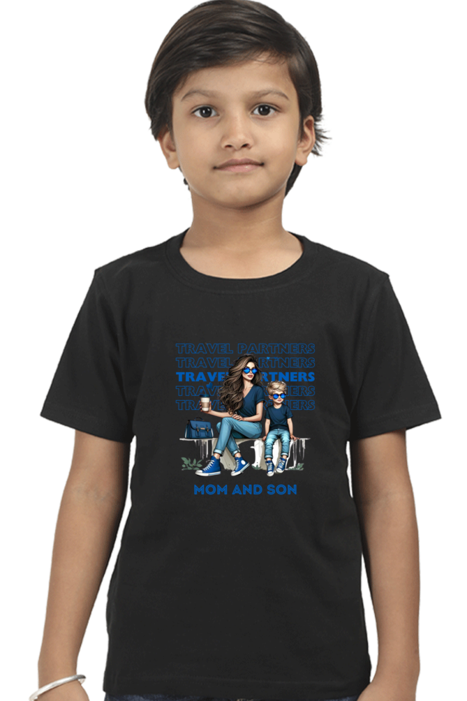 MOM SON TRAVEL PARTNERS KIDS SHIRT