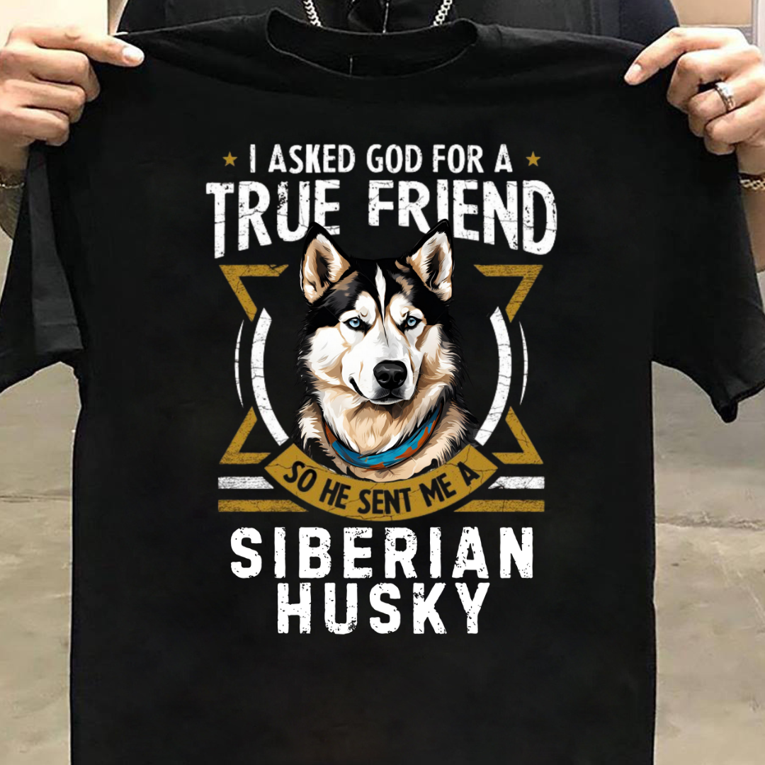 TRUE FRIEND SIBERIAN HUSKY