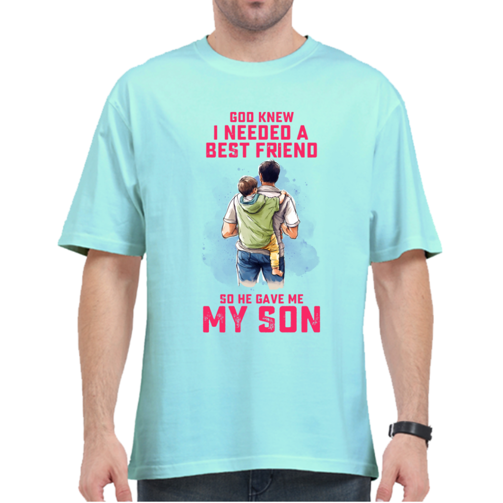 GAVE ME MY SON OVERSIZE SHIRT