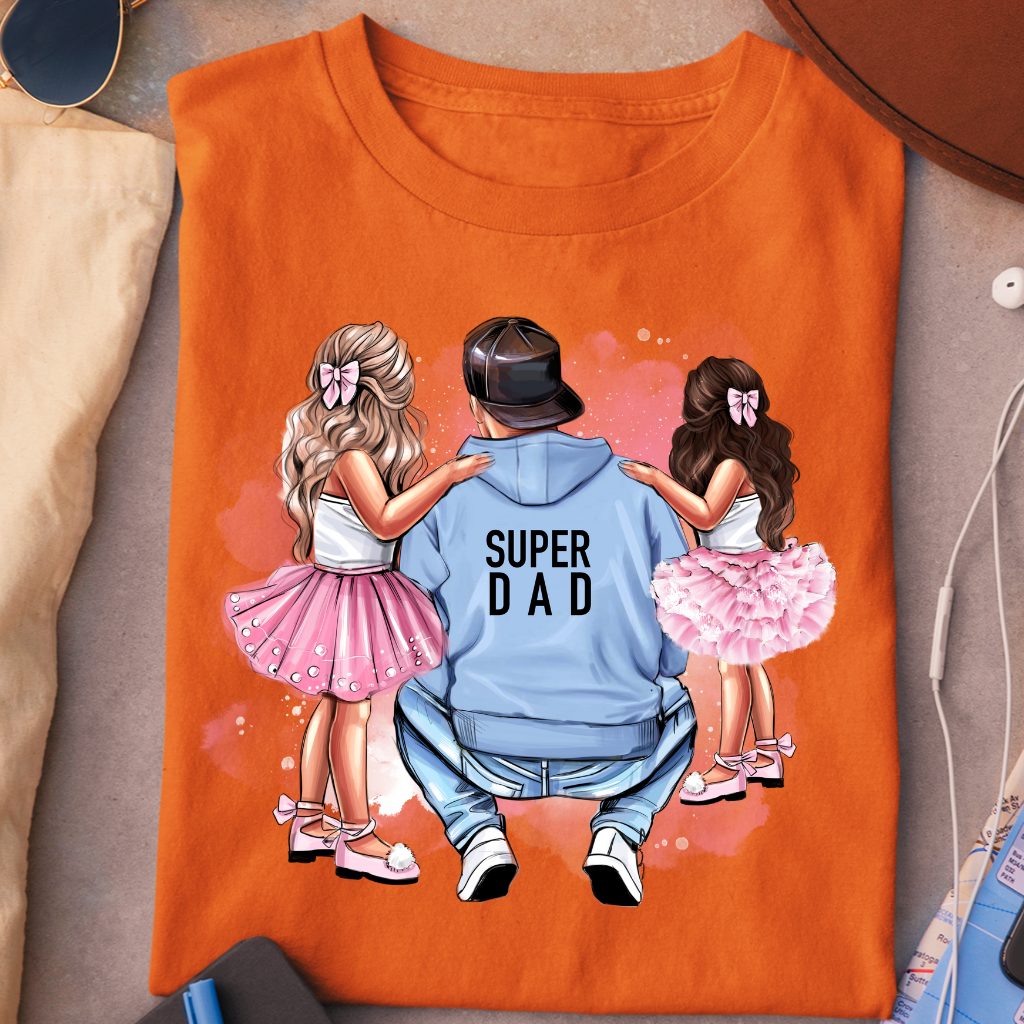 SUPER DAD 2 DAUGHTERS