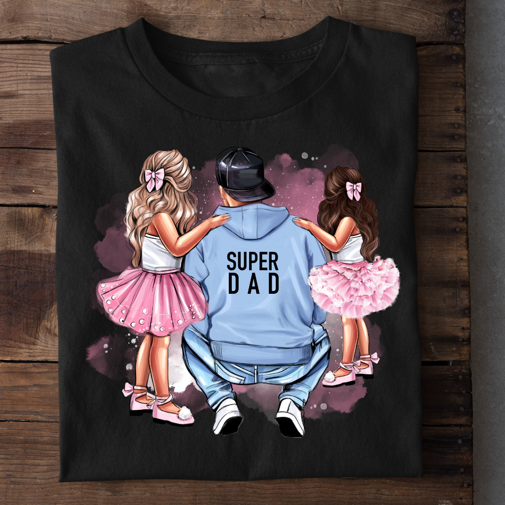 SUPER DAD 2 DAUGHTERS