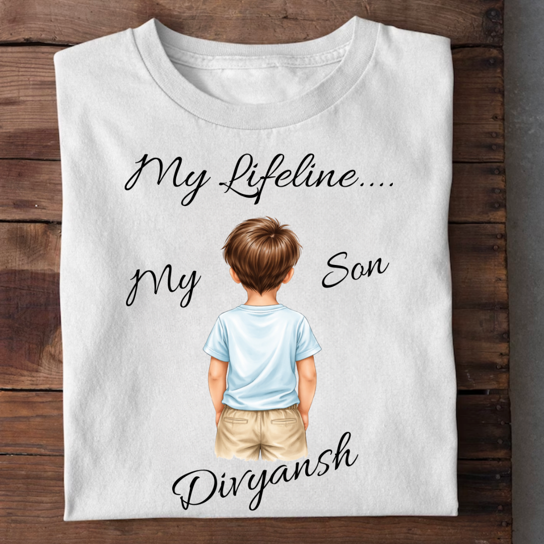 MY SON MY LIFELINE CUSTOMIZED TEE