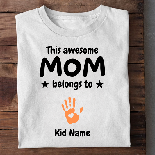 THE AWESOME MOM CUSTOMIZED TEE