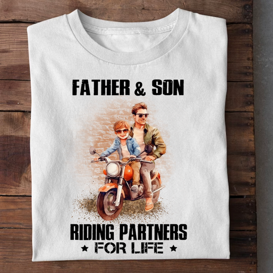 FATHER SON RIDING PARTNERS FOR LIFE