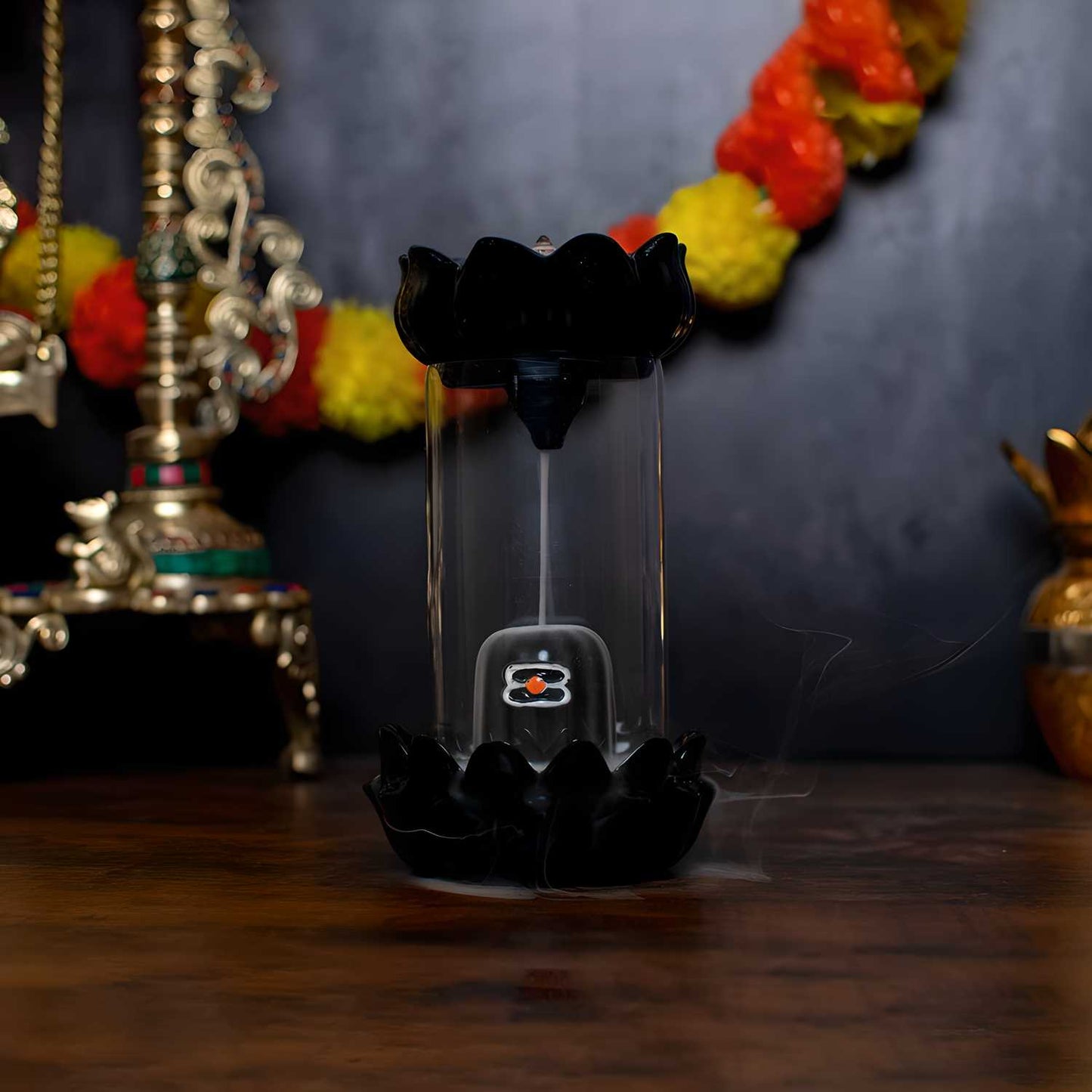 SHIV LINGA SMOKE FOUNTAIN