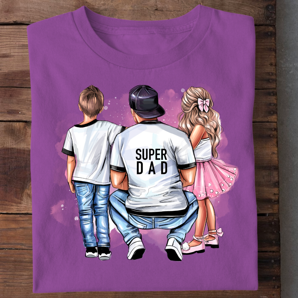 SUPER DAD SON DAUGHTER