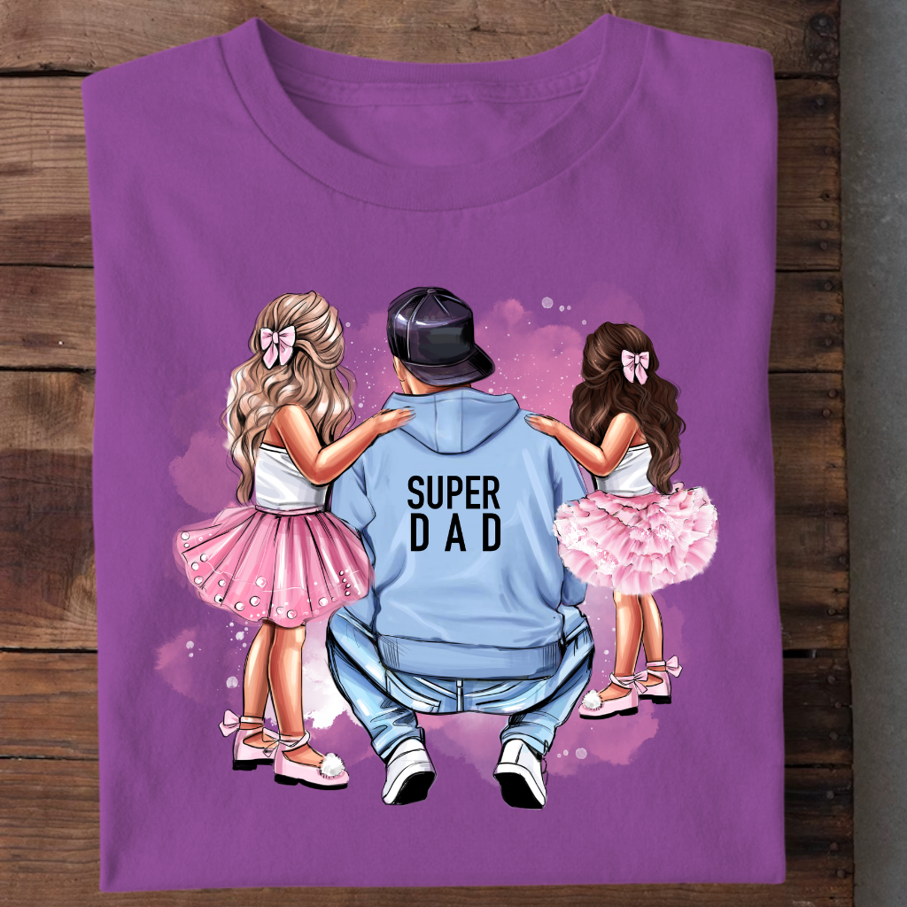 SUPER DAD 2 DAUGHTERS