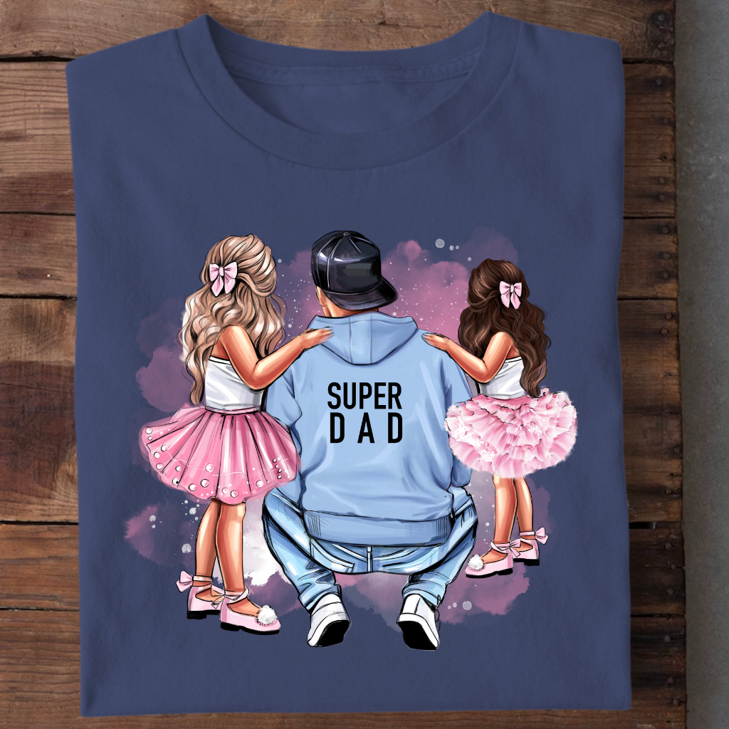 SUPER DAD 2 DAUGHTERS