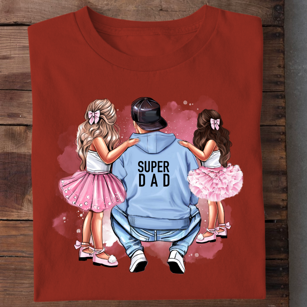 SUPER DAD 2 DAUGHTERS