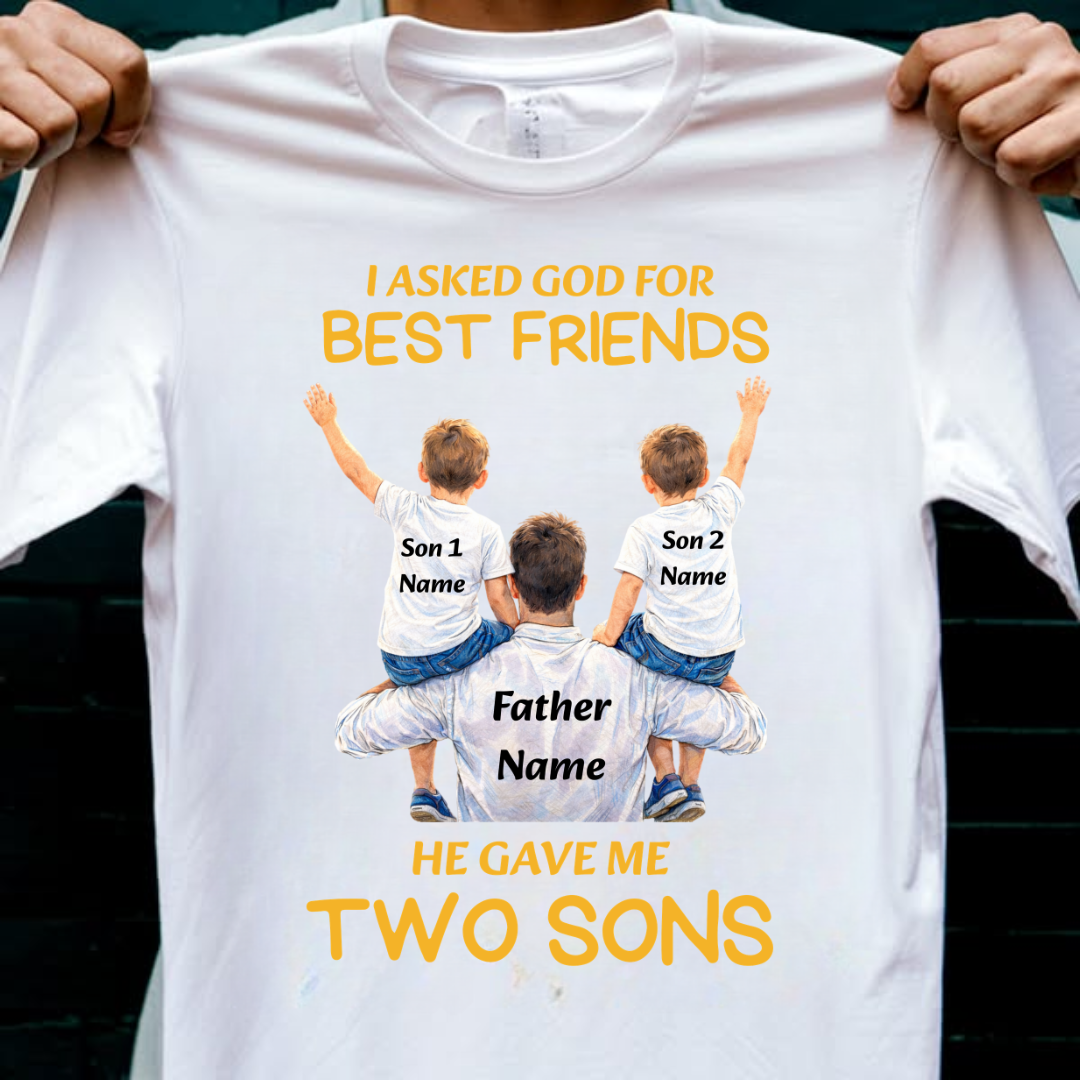 MY SON MY BEST FRIENDS CUSTOMIZED TEE