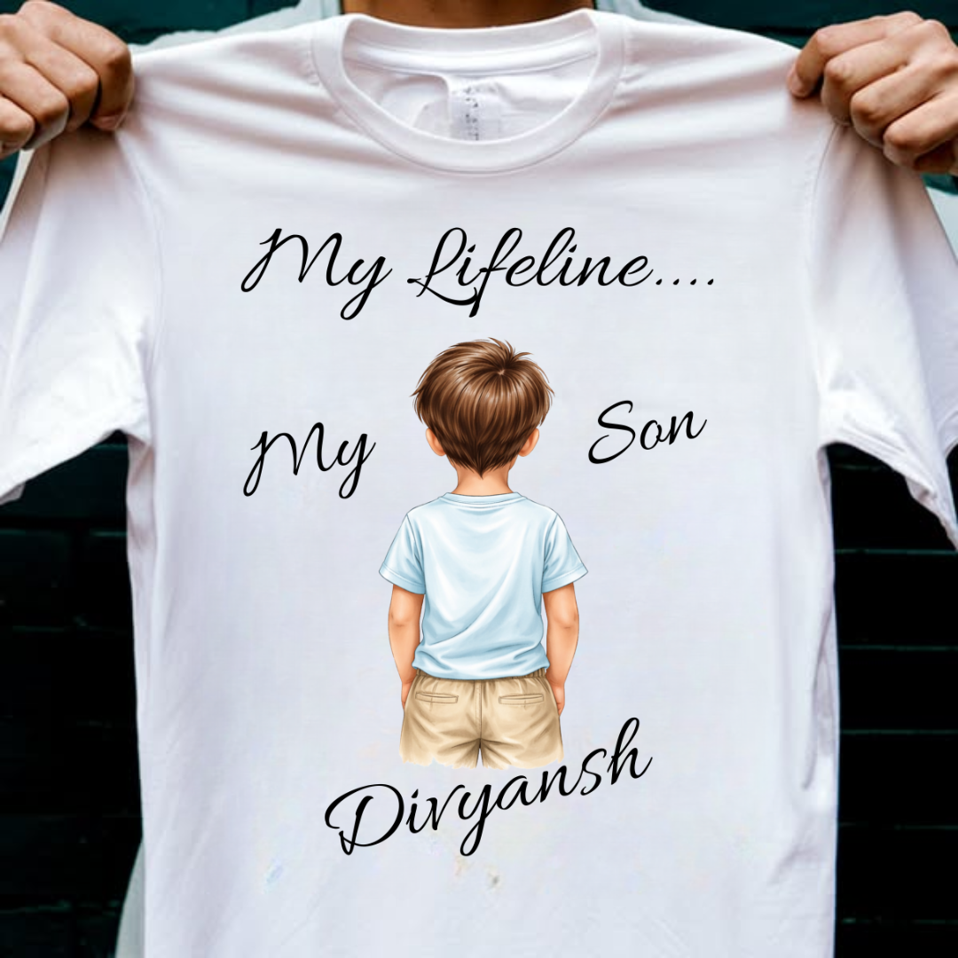 MY SON MY LIFELINE CUSTOMIZED TEE