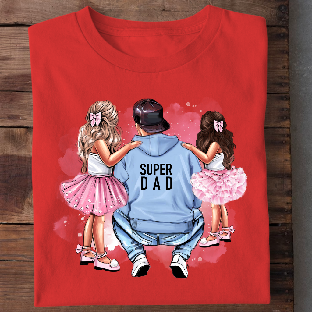 SUPER DAD 2 DAUGHTERS