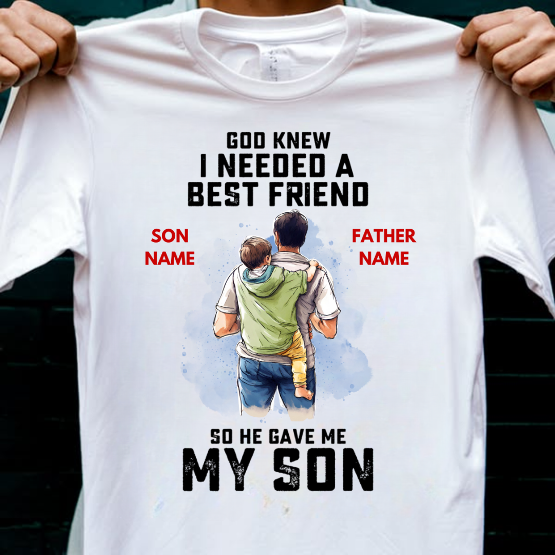 HE GAVE ME MY SON CUSTOMIZED SHIRT