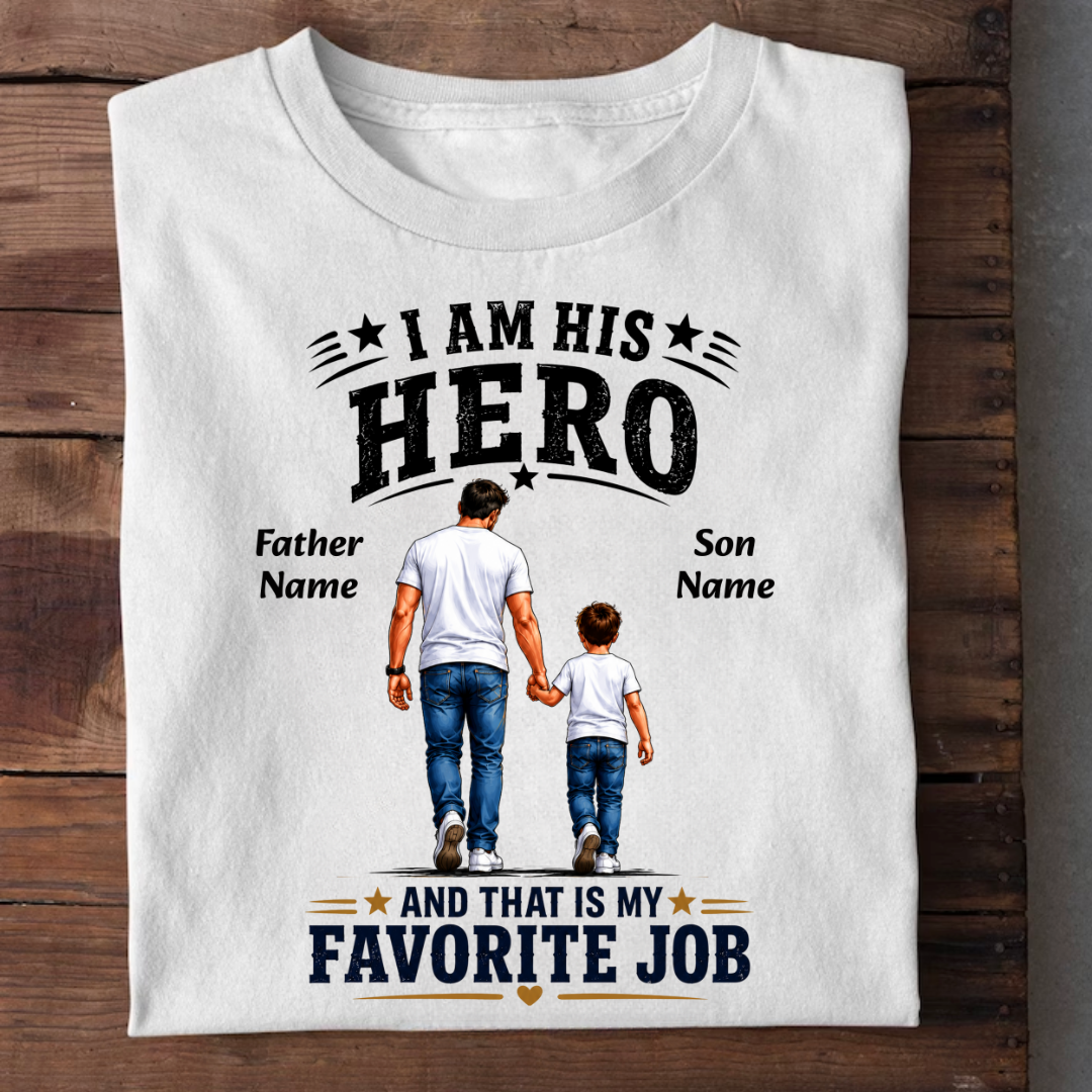 HIS HERO CUSTOMIZED TEE
