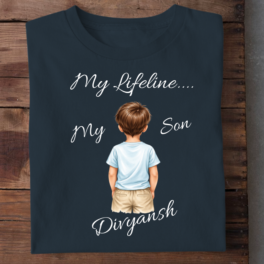 MY SON MY LIFELINE CUSTOMIZED TEE