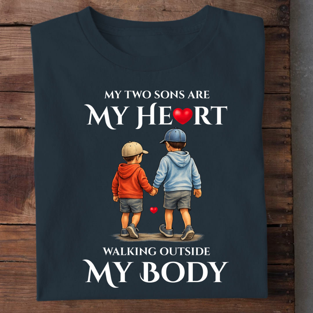 MY TWO SONS MY HEART OUTSIDE