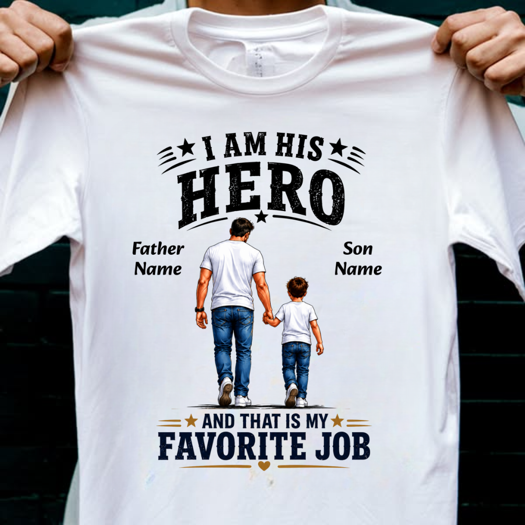 HIS HERO CUSTOMIZED TEE