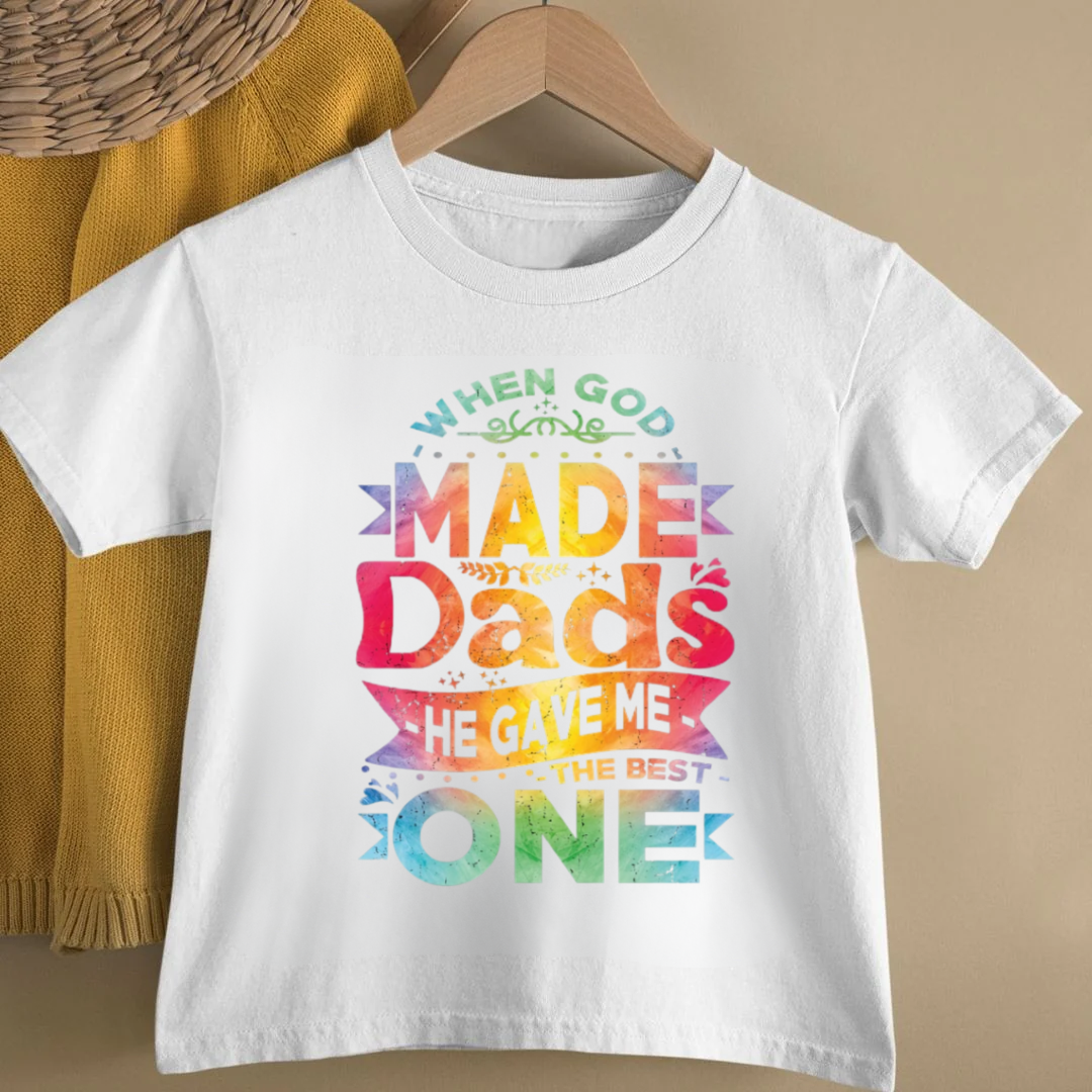 THE BEST DAD KIDS SHIRT