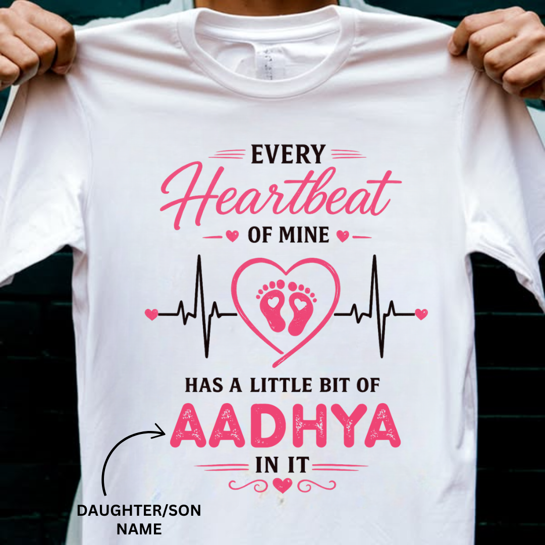 MY HEARTBEAT CUSTOMIZED TEE