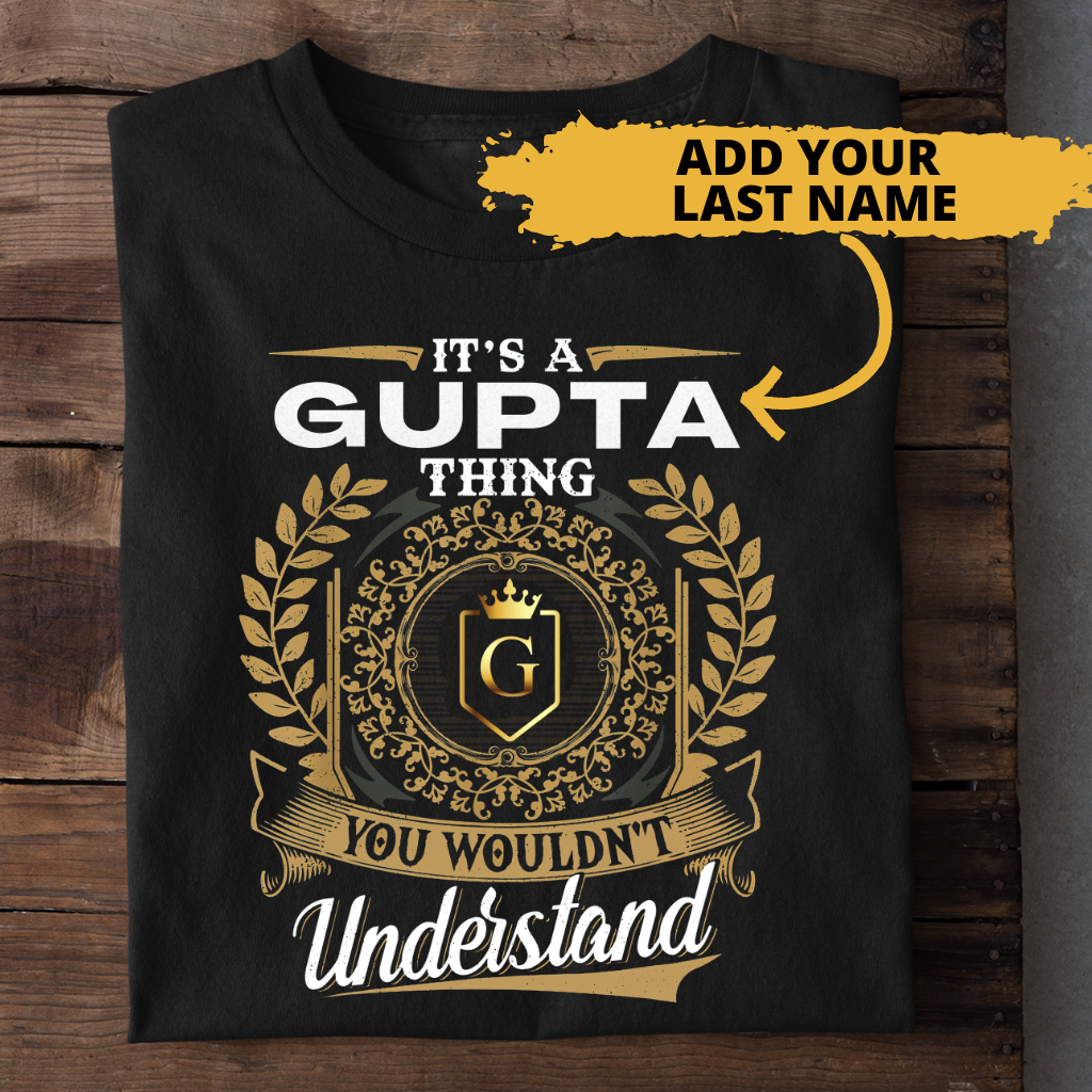 LAST NAME CUSTOMIZED SHIRT