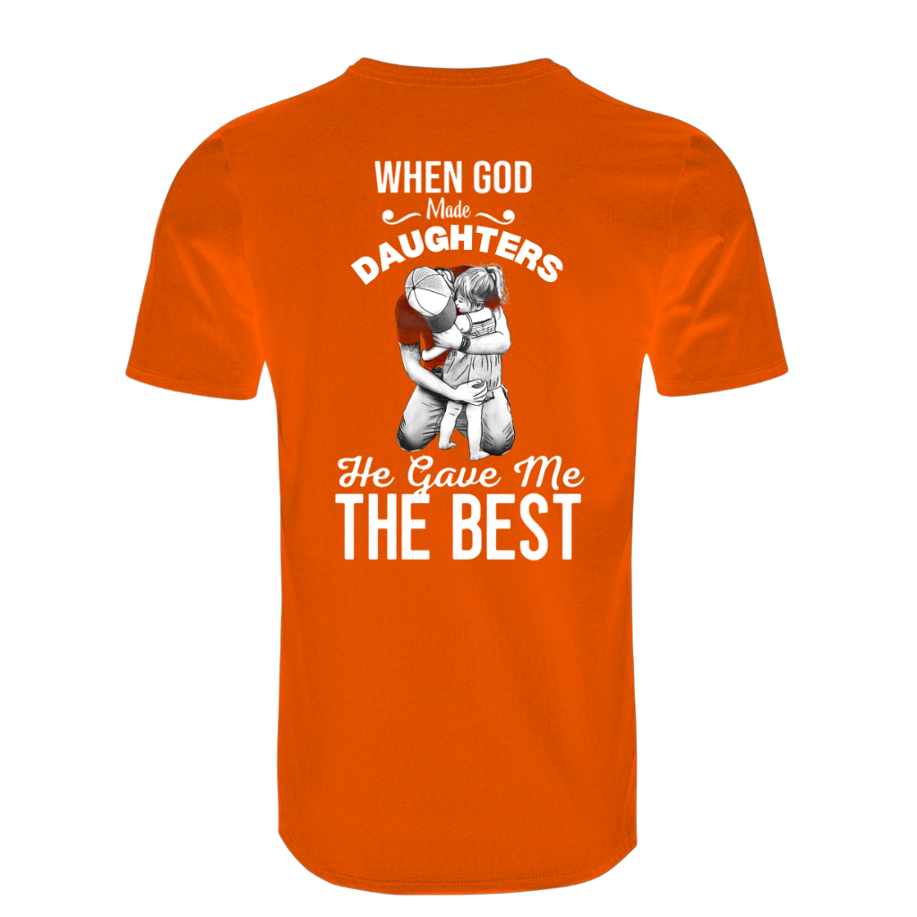 DAD DAUGHTER HE GAVE THE BEST - BACK PRINT