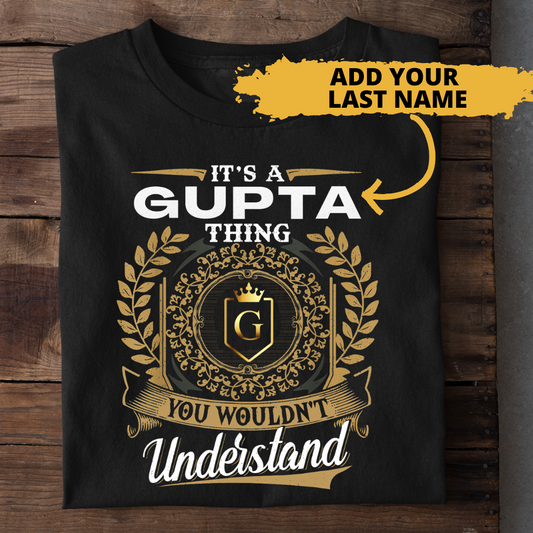 LAST NAME CUSTOMIZED SHIRT