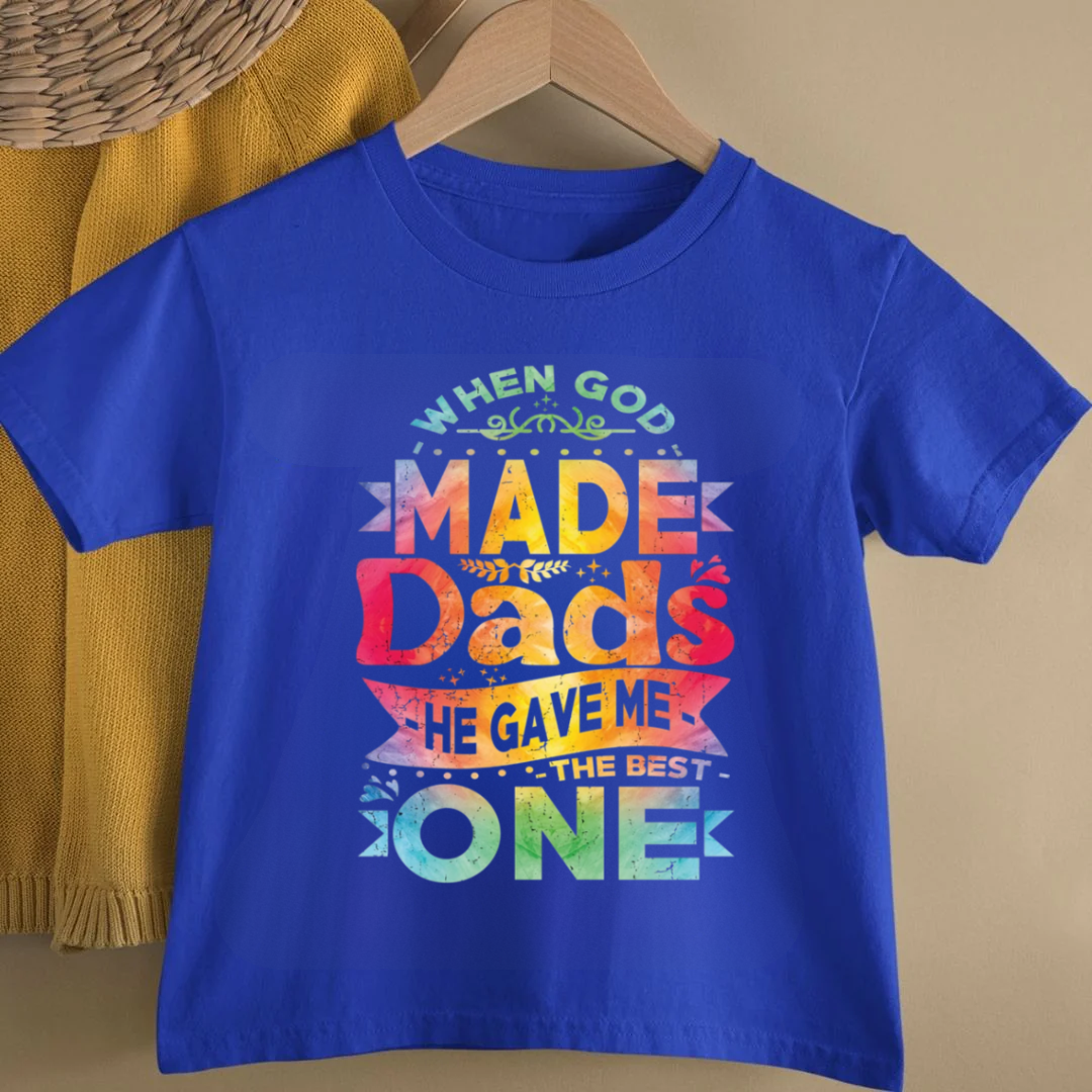 THE BEST DAD KIDS SHIRT