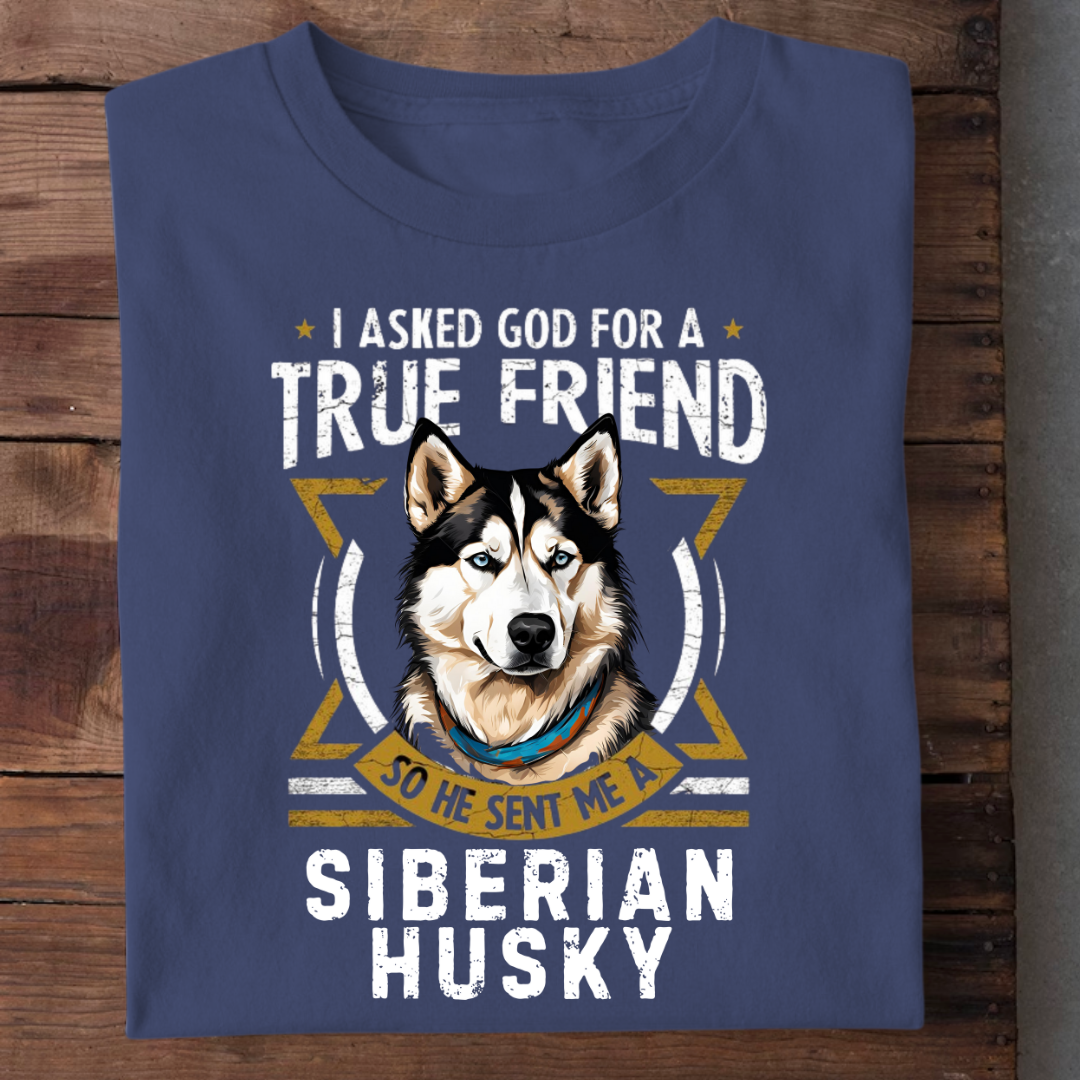 TRUE FRIEND SIBERIAN HUSKY